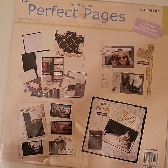 Colorbok travel dimensional pages scrapbook kit 6 pages - Picture 5 of 6